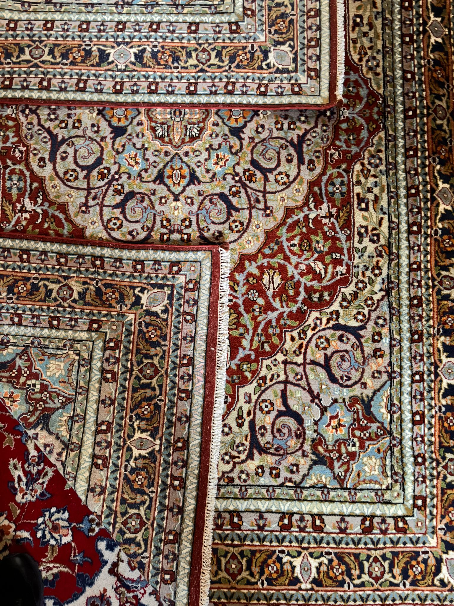 Tapis avant restauration